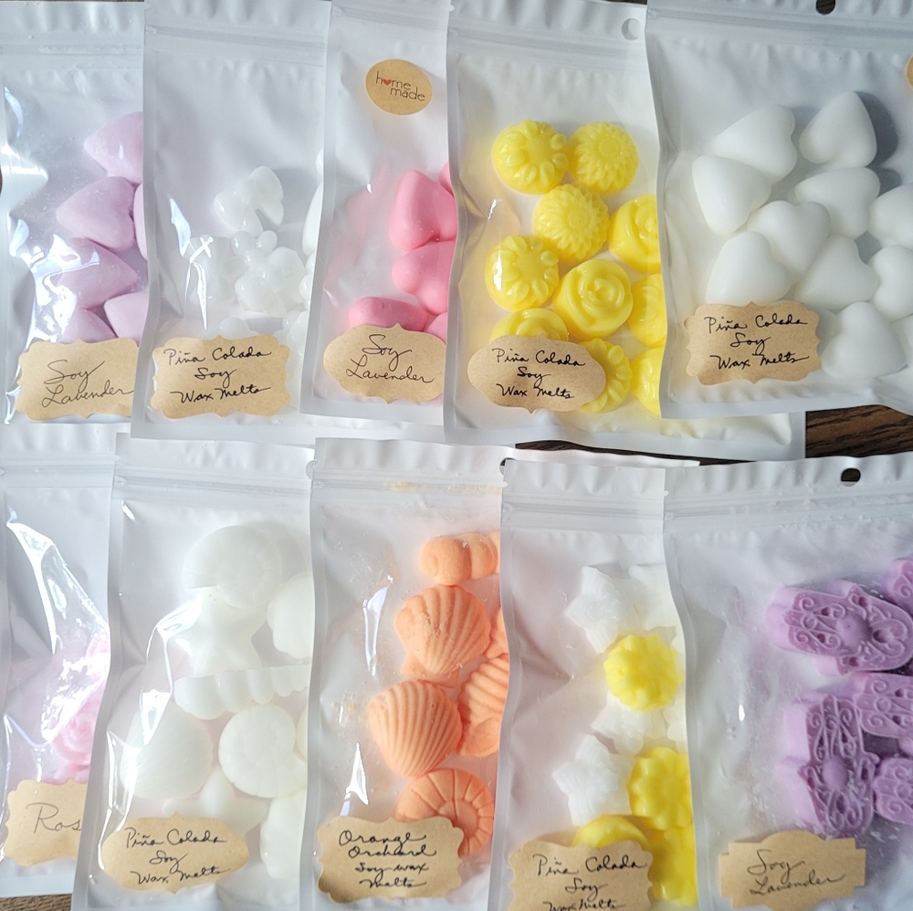 Handmade Soy Wax Melts /  Relax with These Lavender Scented Wax Melts - Picture 2 of 3